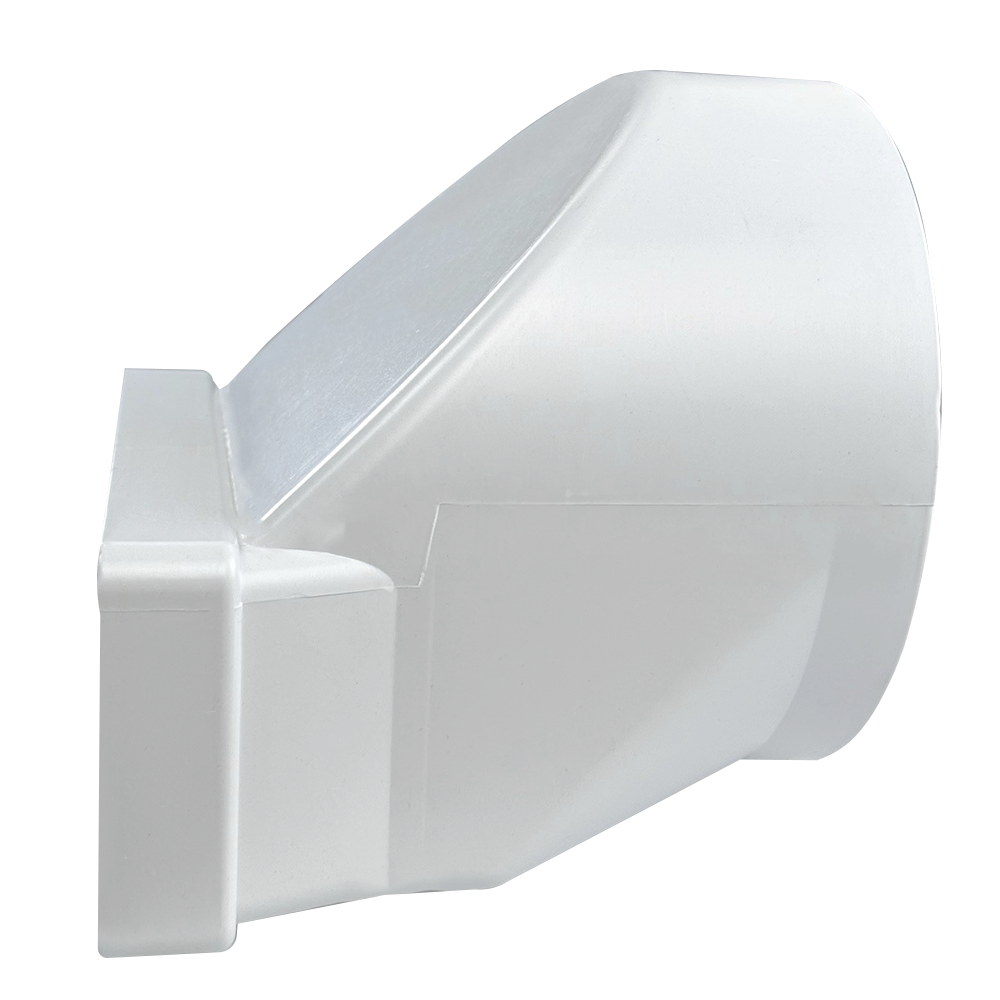 Sirius Straight 200mm Round to 200x90mm Rectangular Duct Adapter (SPS-
