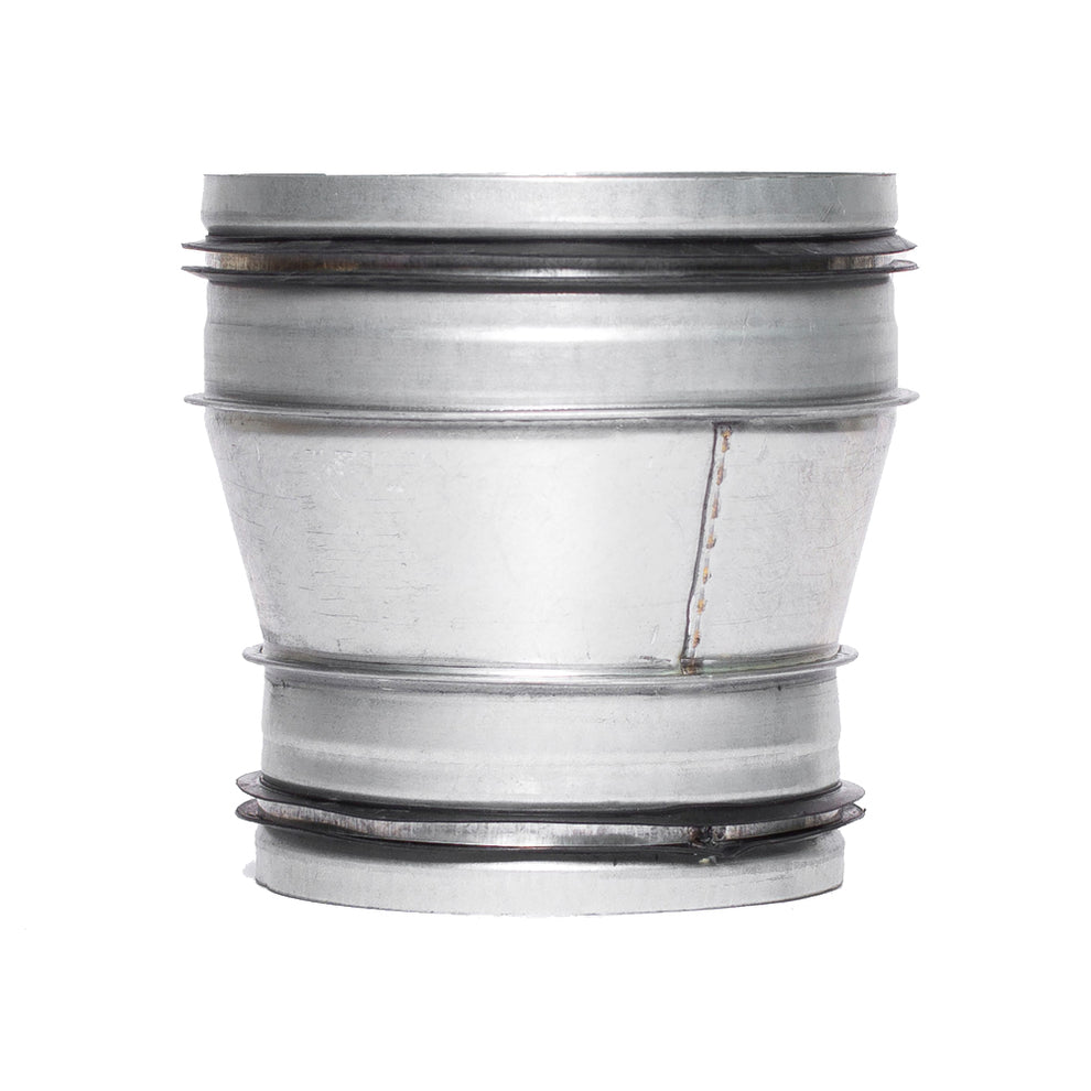 Sirius Galvanised Steel Range Hood Duct Reduce/Enlarge Transition Piec